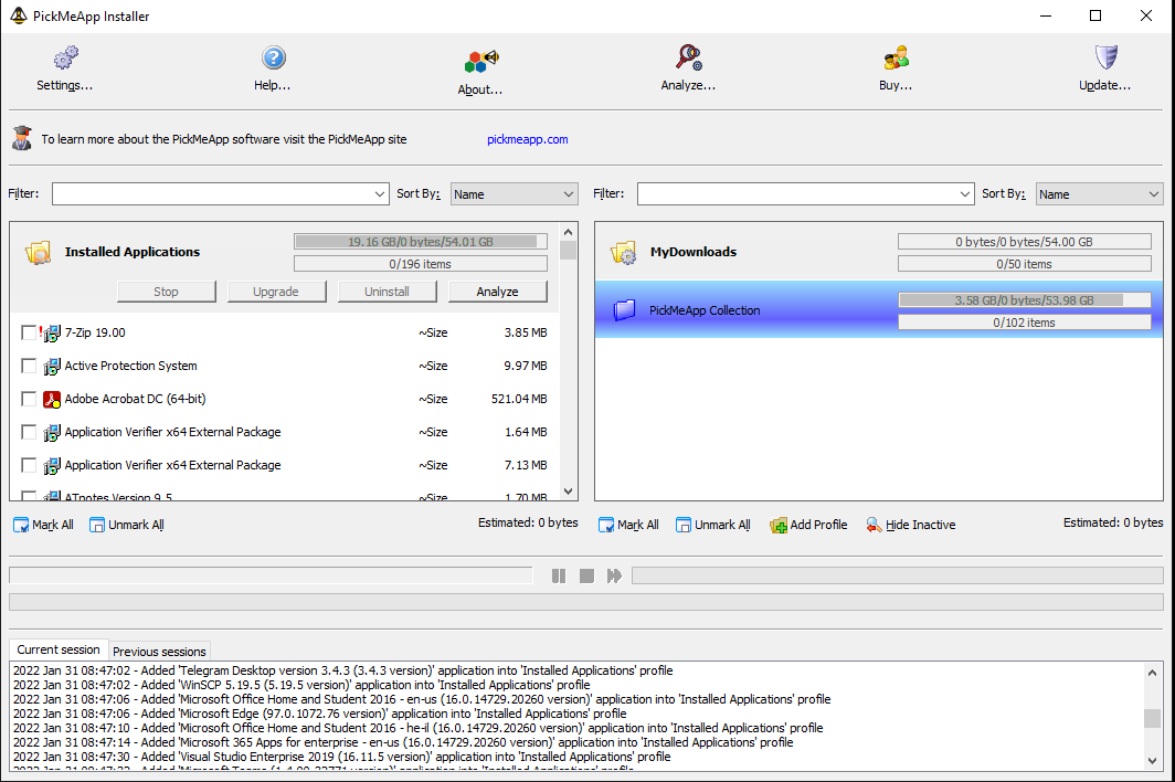 Windows 7 PickMeApp Installer 5.4.4.0 full