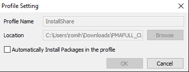 "Automatically Install Packages" setting